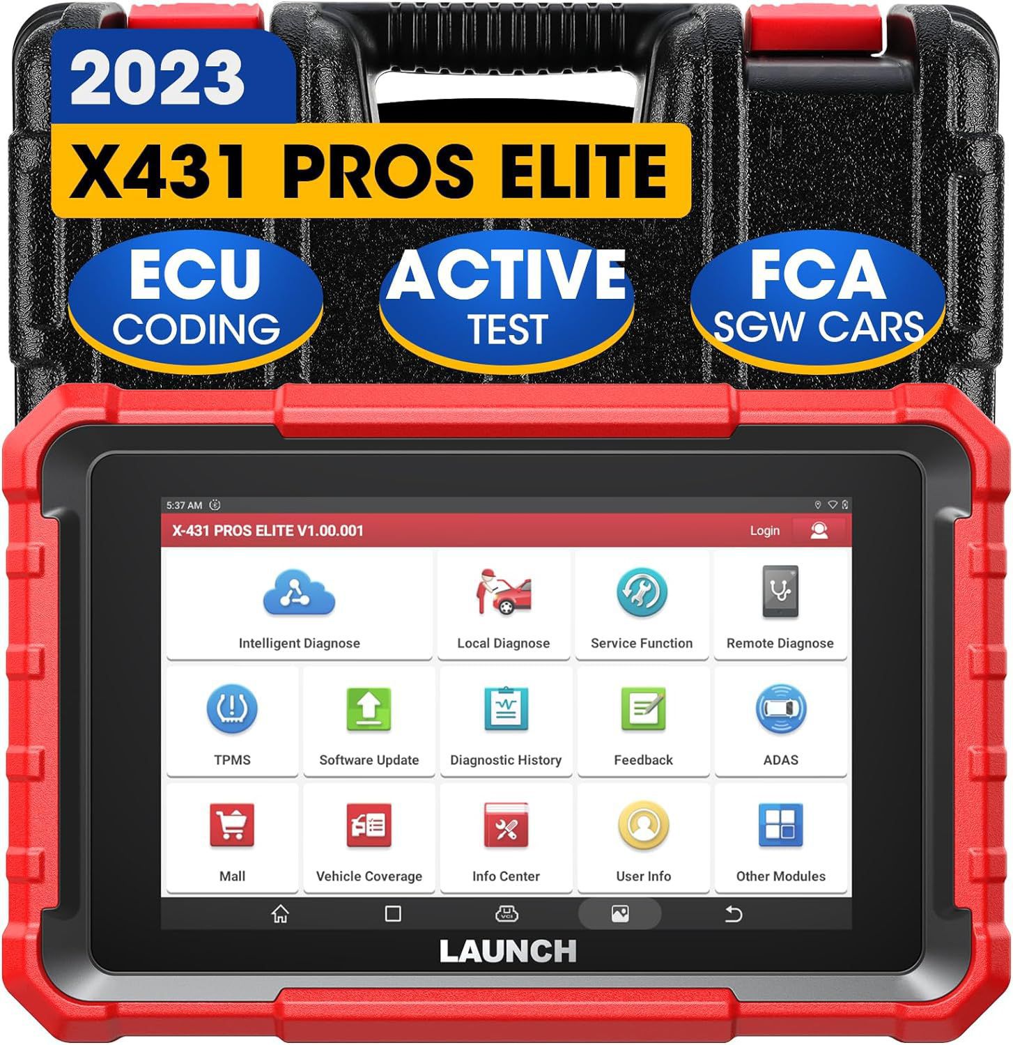 2024 Launch X-431 PROS Elite 8inch bidirektional Scan Tool mit CANFD ECU Coding Full System 32+ Special Function VAG Guide