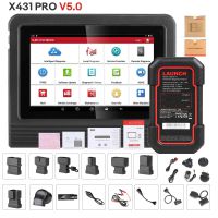 Launch X431 V 5.0 (X431 Pro) 8inch Wifi/Bluetooth bidirectional Full System Diagnostic Scanner unterstützt CAN FD DOIP, VAG Guide