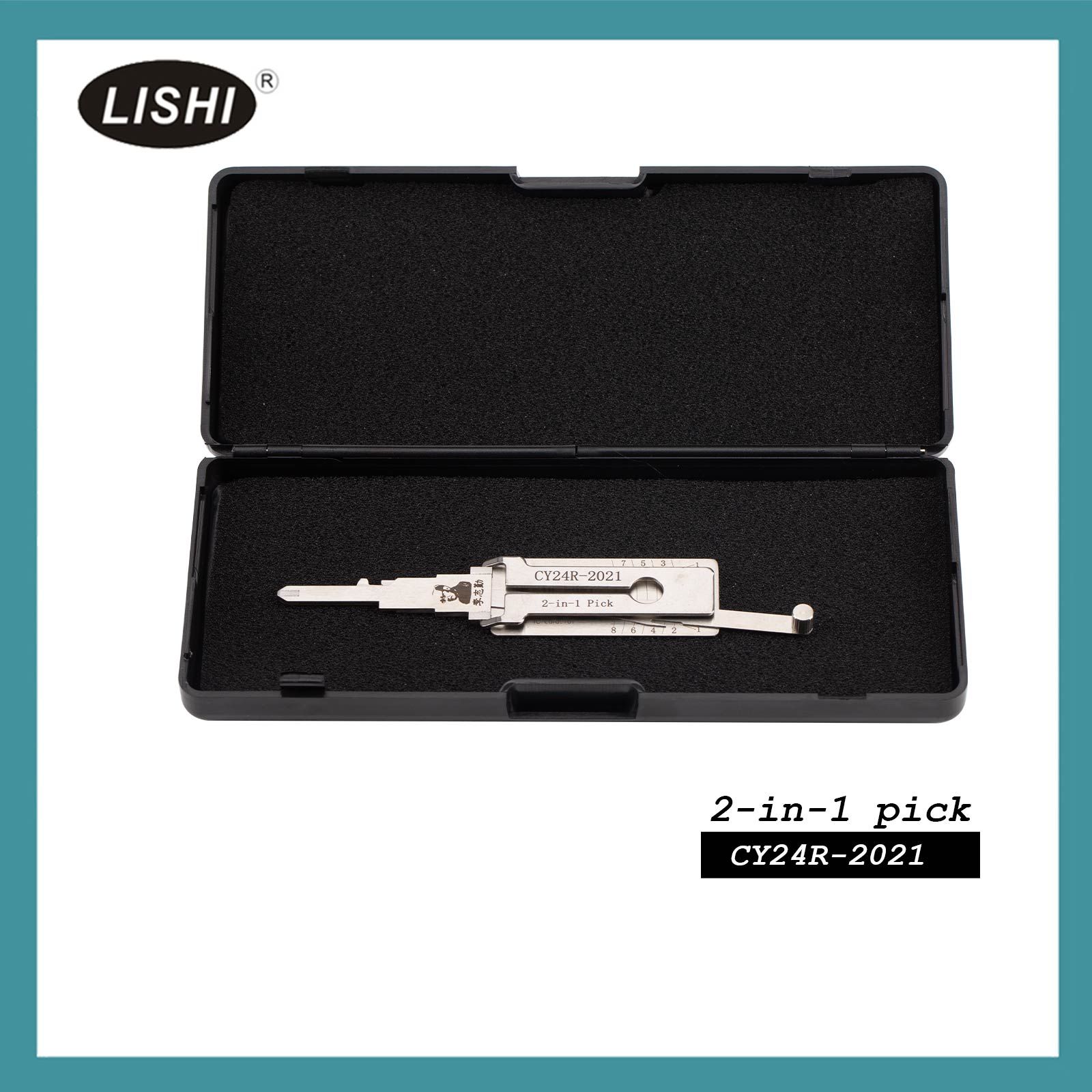 LISHI CY24R-2021 Flat Milling Tool 2-in-1 Decoder and Pick for Jeep Grand Cherokee 2021+