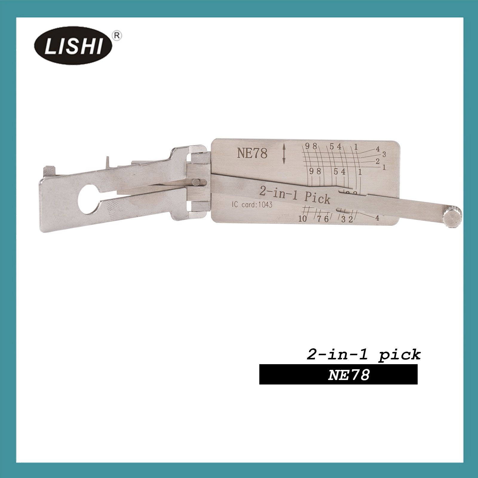 LISHI Peugeot NE78 2-in-1 Auto Pick and Decoder