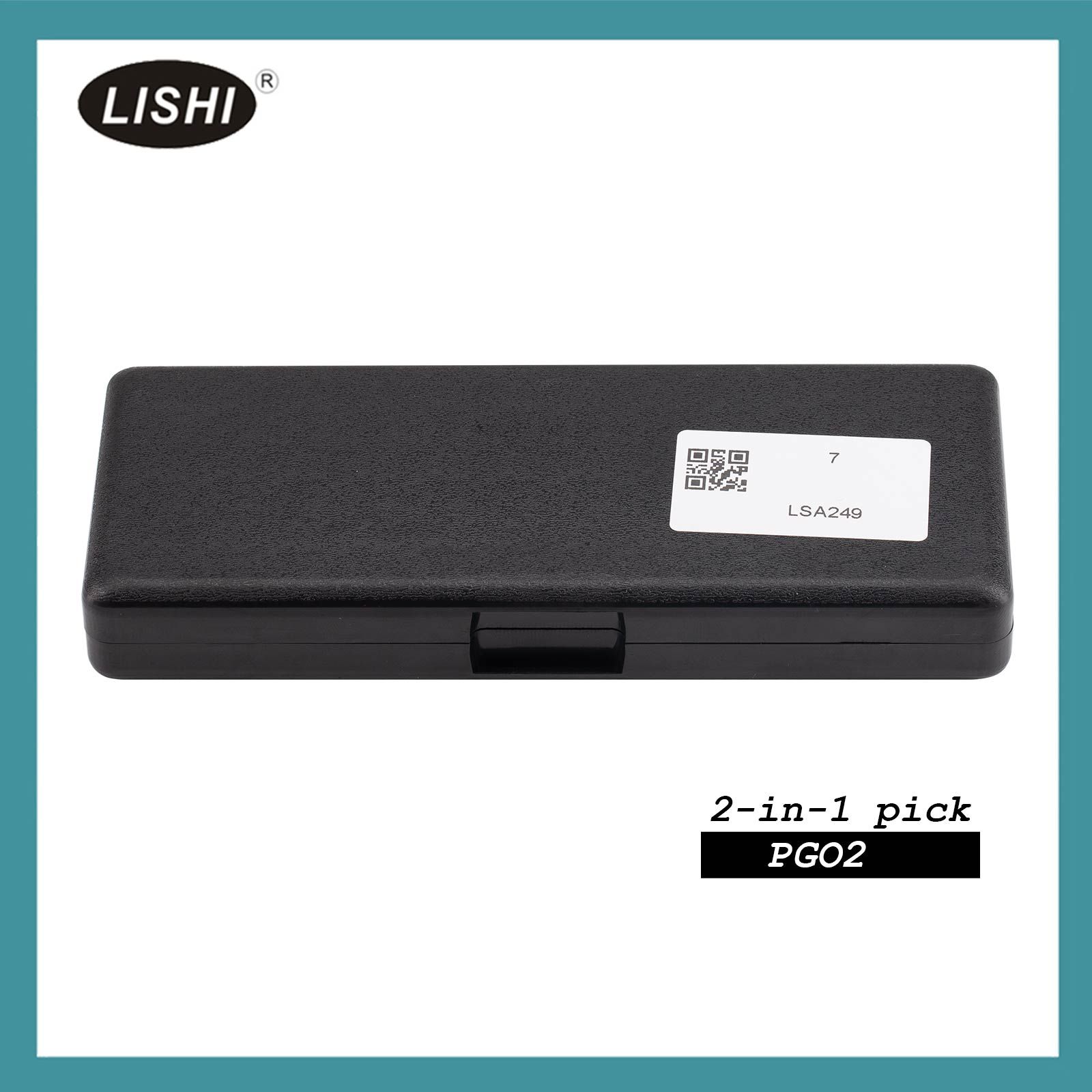 LISHI PGO2 Flat Milling Tool 2-in-1 Decoder and Pick for Piaggio / Vespa Scooters