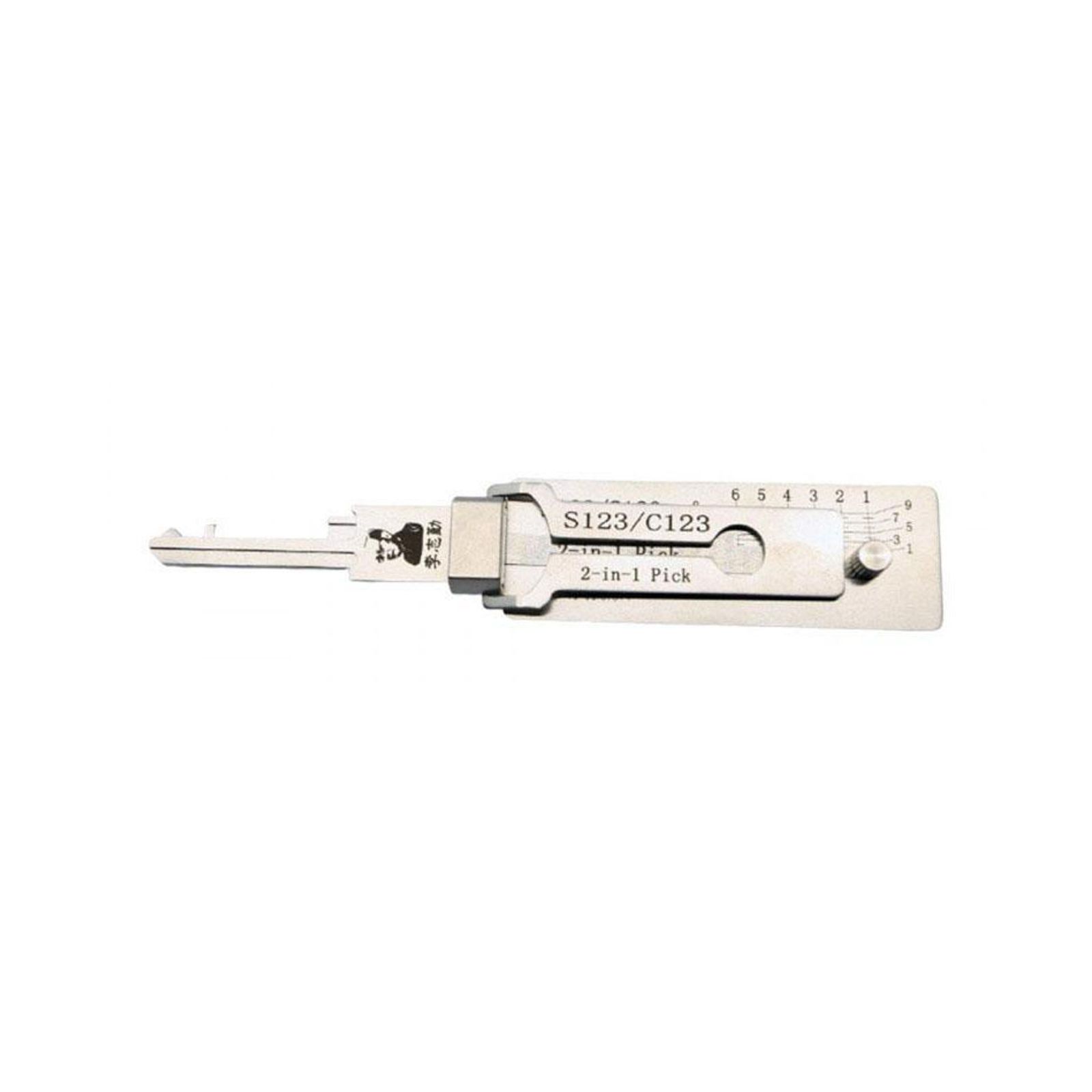2025 LISHI S123/C123 Civilian Tool 2-in-1 Pick & Decoder for Schlage Locks
