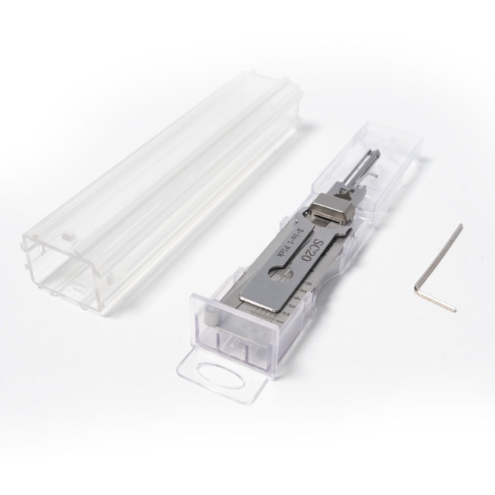 2025 LISHI SC20 Civilian Tool 2-in-1 Pick & Decoder for Schlage L Keyway
