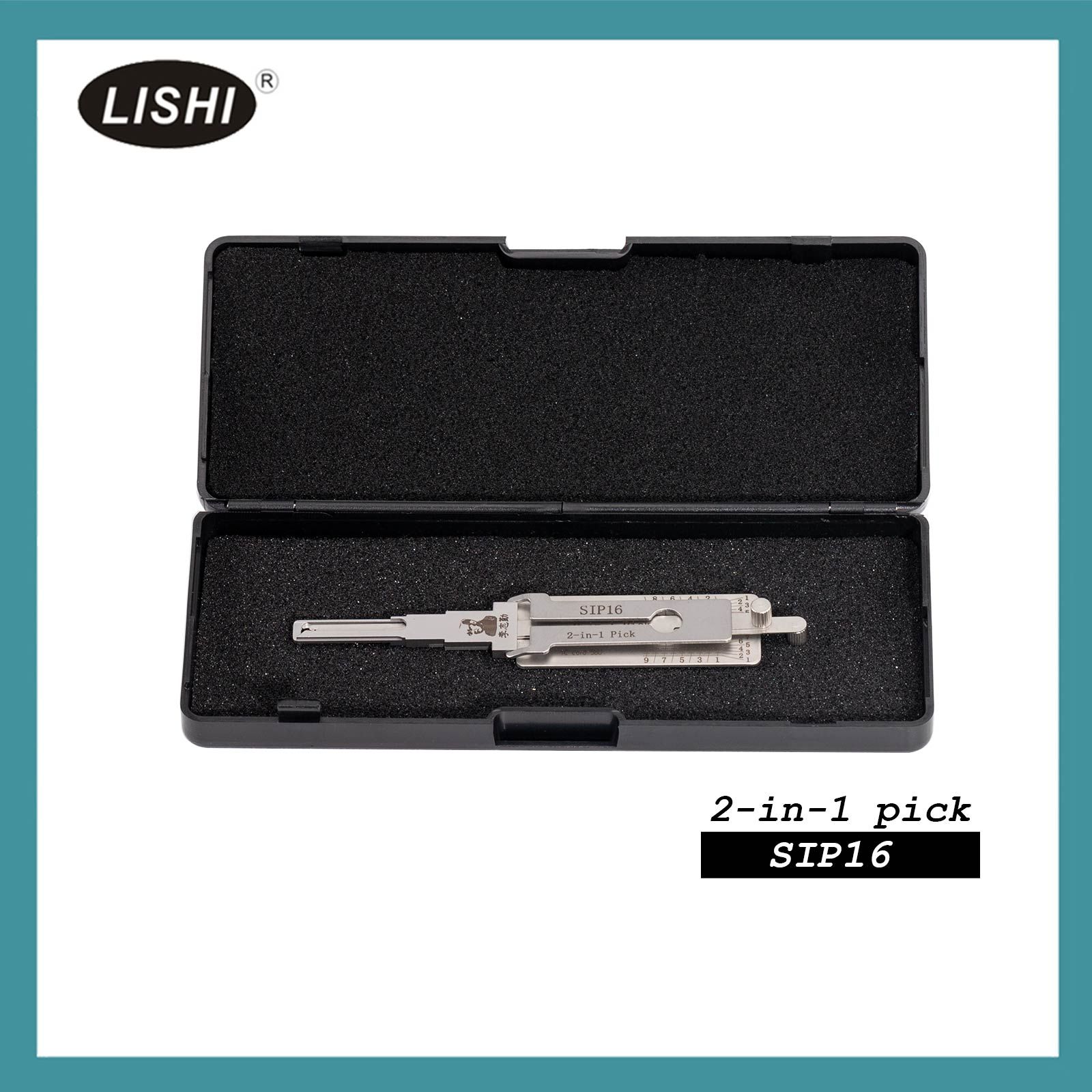 LISHI SIP16 End Milling Tool 2-in-1 Decoder and Pick for Fiat/ Alfa/ Maserati/ Lancia