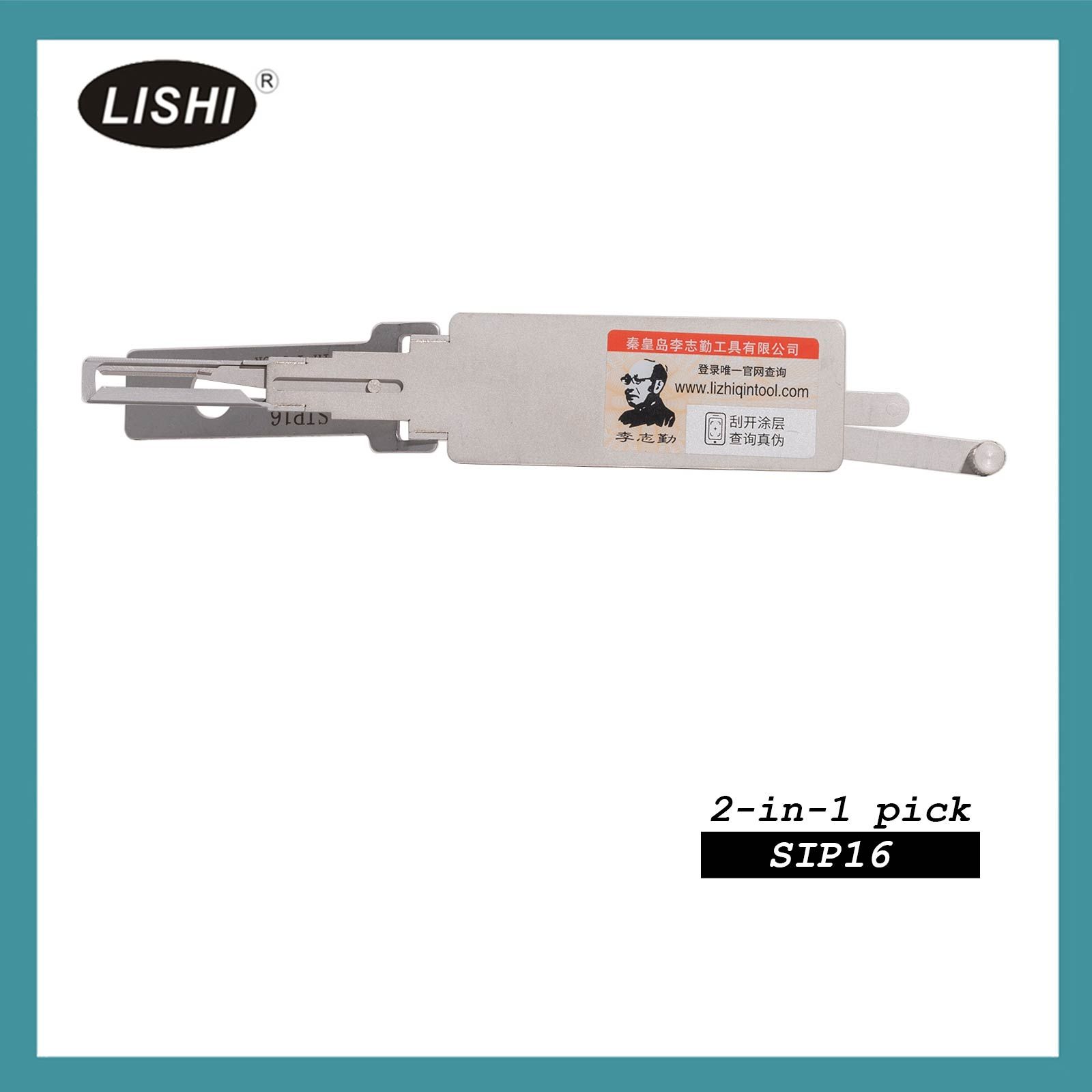 LISHI SIP16 End Milling Tool 2-in-1 Decoder and Pick for Fiat/ Alfa/ Maserati/ Lancia