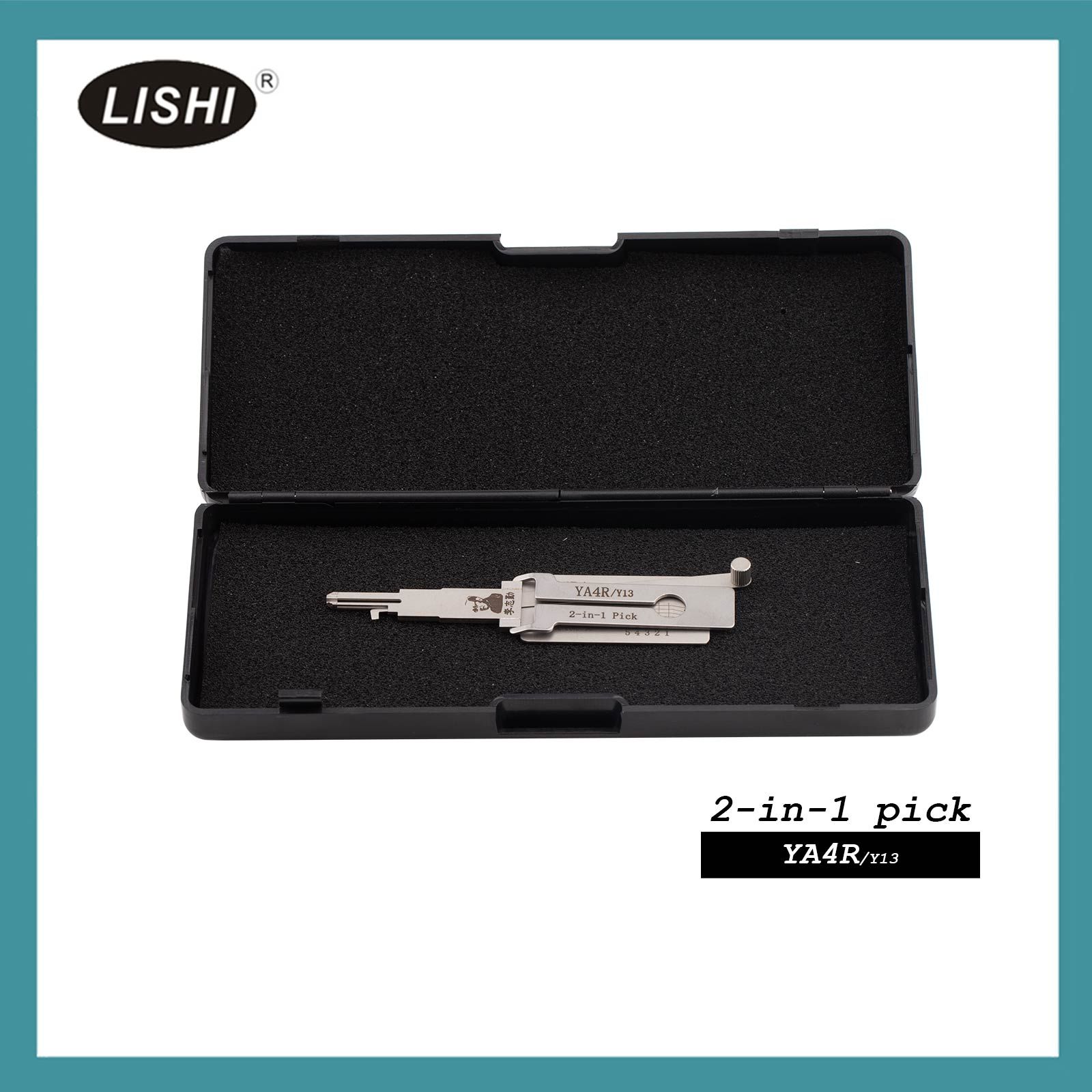 LISHI YA4R/Y13 Flat Milling Tool 2-in-1 Pick & Decoder for Cabinet, Drawers, Utilities, Canopy