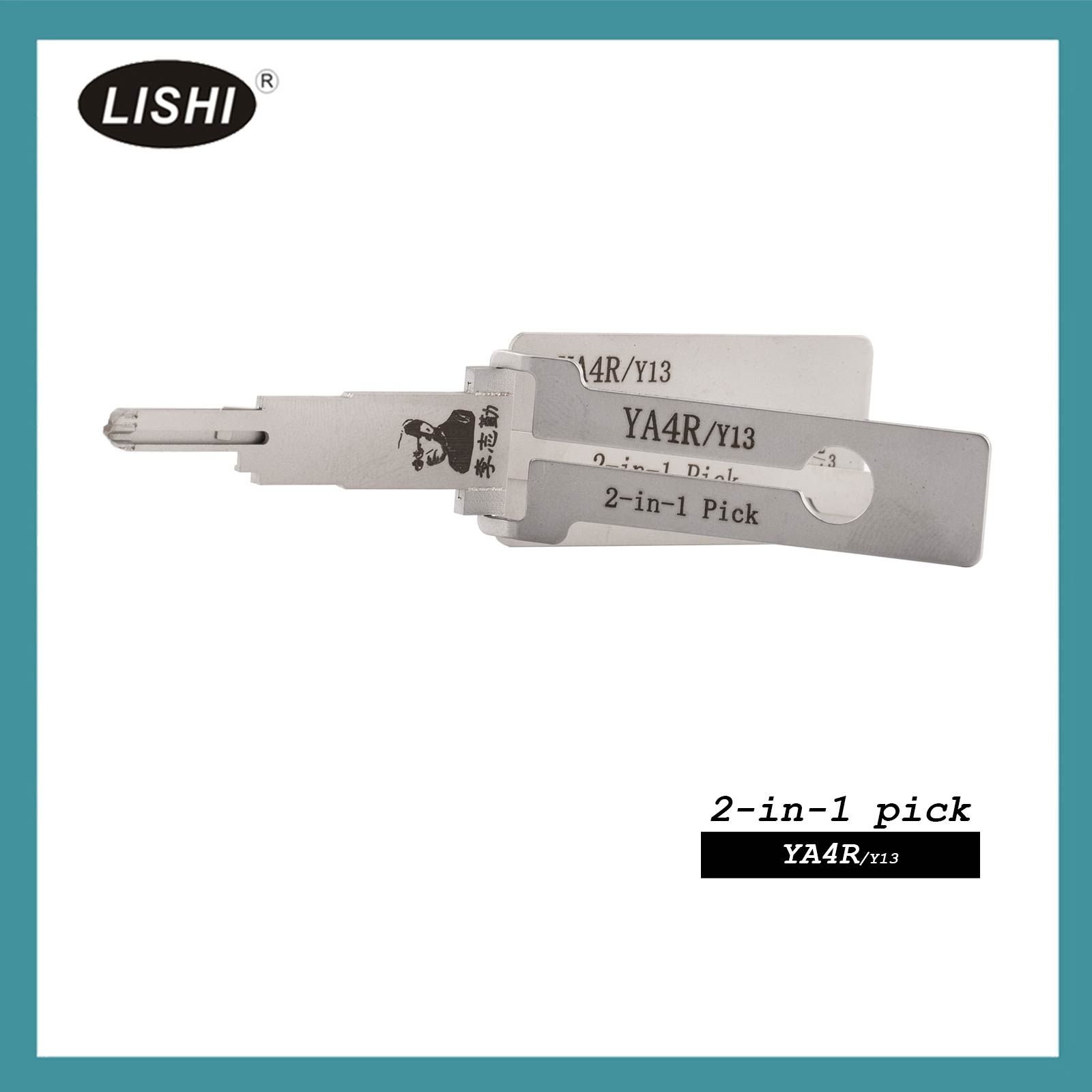 LISHI YA4R/Y13 Flat Milling Tool 2-in-1 Pick & Decoder for Cabinet, Drawers, Utilities, Canopy