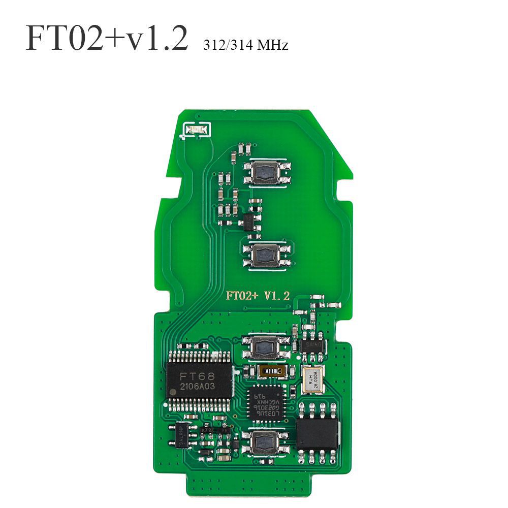 Lonsdor FT02 PH0440B Update Version of FT11-H0410C 312/314 MHz Toyota Smart Key PCB with Shell