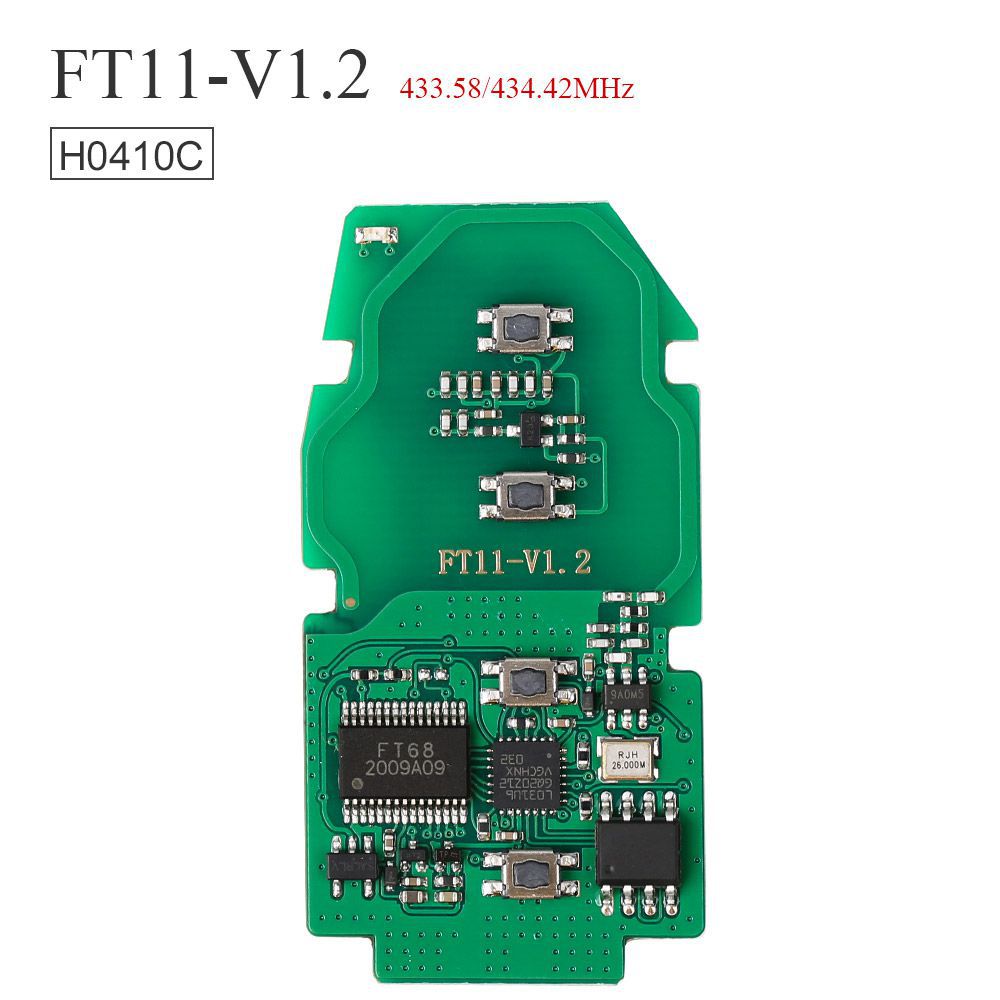 Lonsdor FT08 PH0440B Update Version von FT11-H0410C 312/314 MHz Toyota Smart Key PCB Frequenz Schaltbar