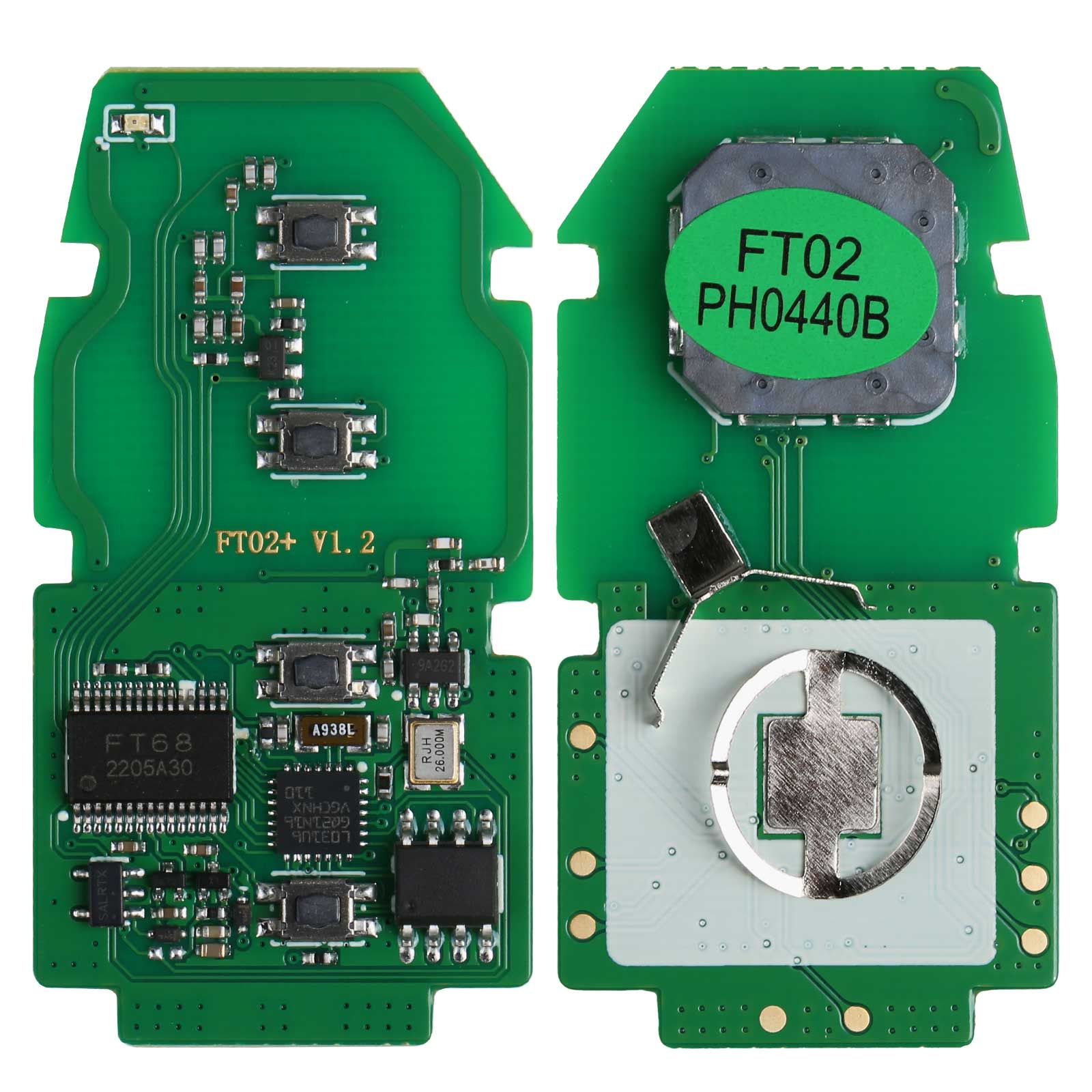 2025 Lonsdor K518 PRO FCV Full Version Key Programmer with ADP15 Adapter + FP30 Pin Cable + LT20 / FT02 PH0440B Smart Key PCBs