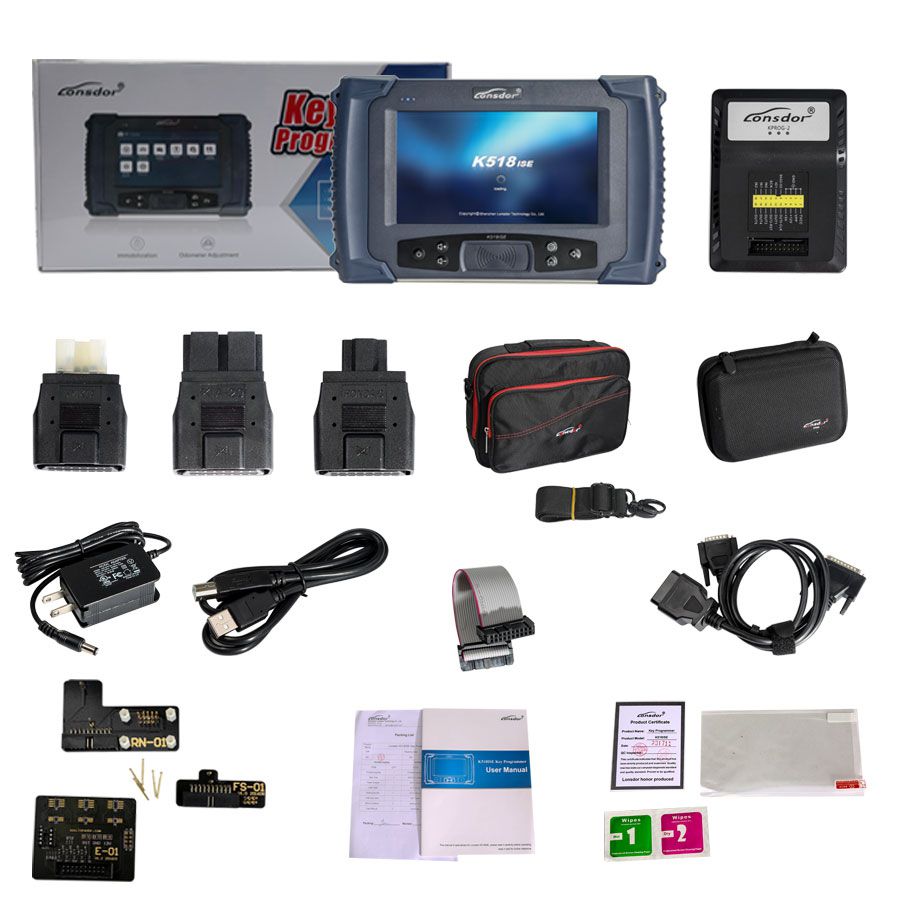 Lonsdor K518ISE Key Programmer Plus SKE -IT Smart Key Emulator 5 in 1 Set Full Package