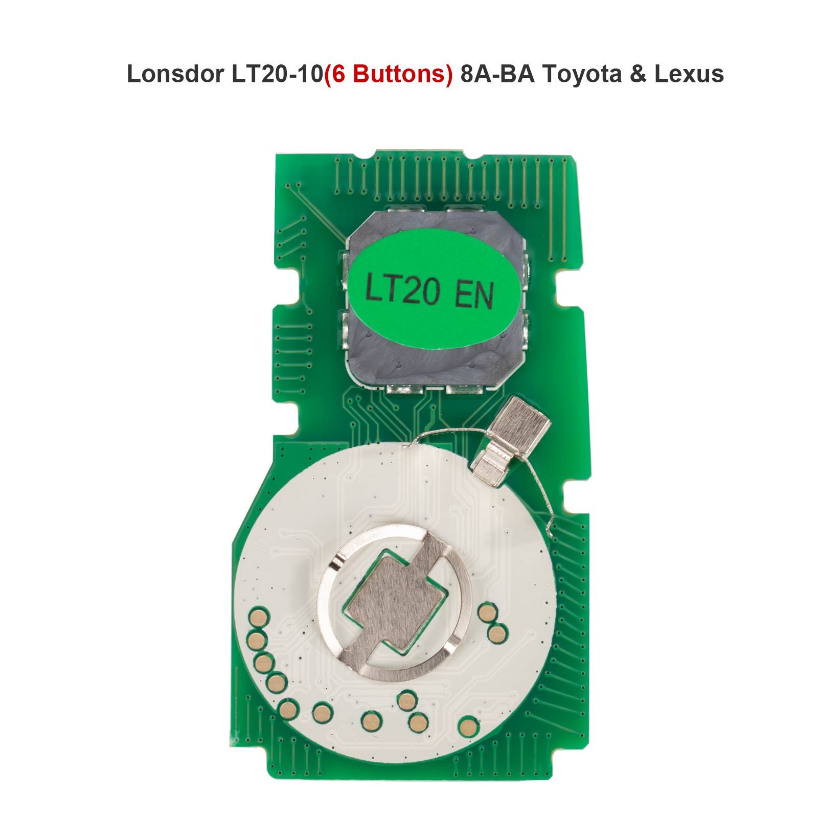 Lonsdor LT20-10 Universal Smart Remote PCB All-in-One Board for Toyota/Lexus 8A-BA 4/5/6 Buttons Switchable Frequency