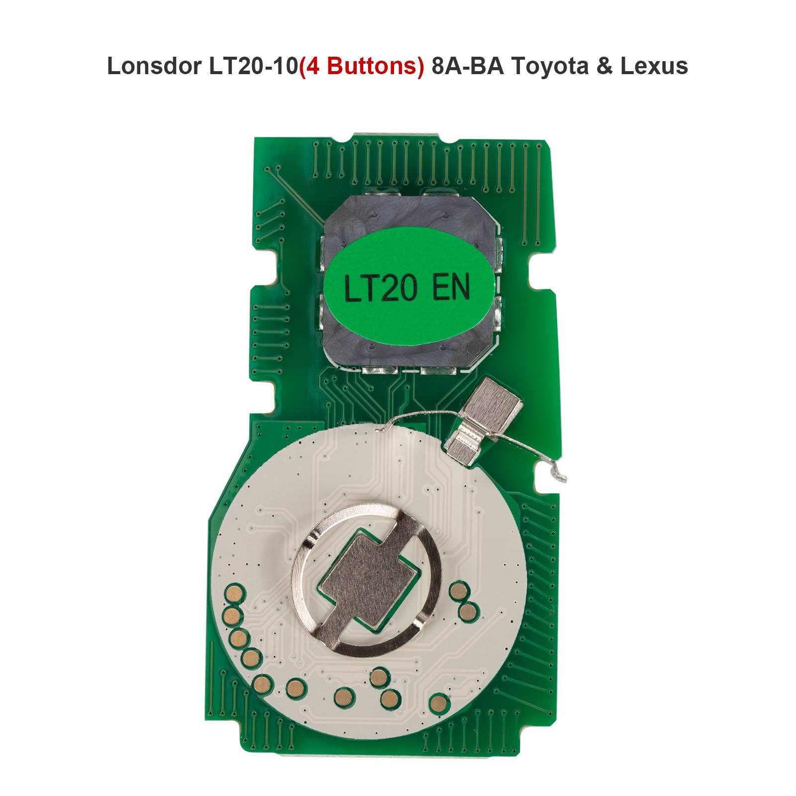 Lonsdor LT20-10 Universal Smart Remote PCB All-in-One Board for Toyota/Lexus 8A-BA 4/5/6 Buttons Switchable Frequency