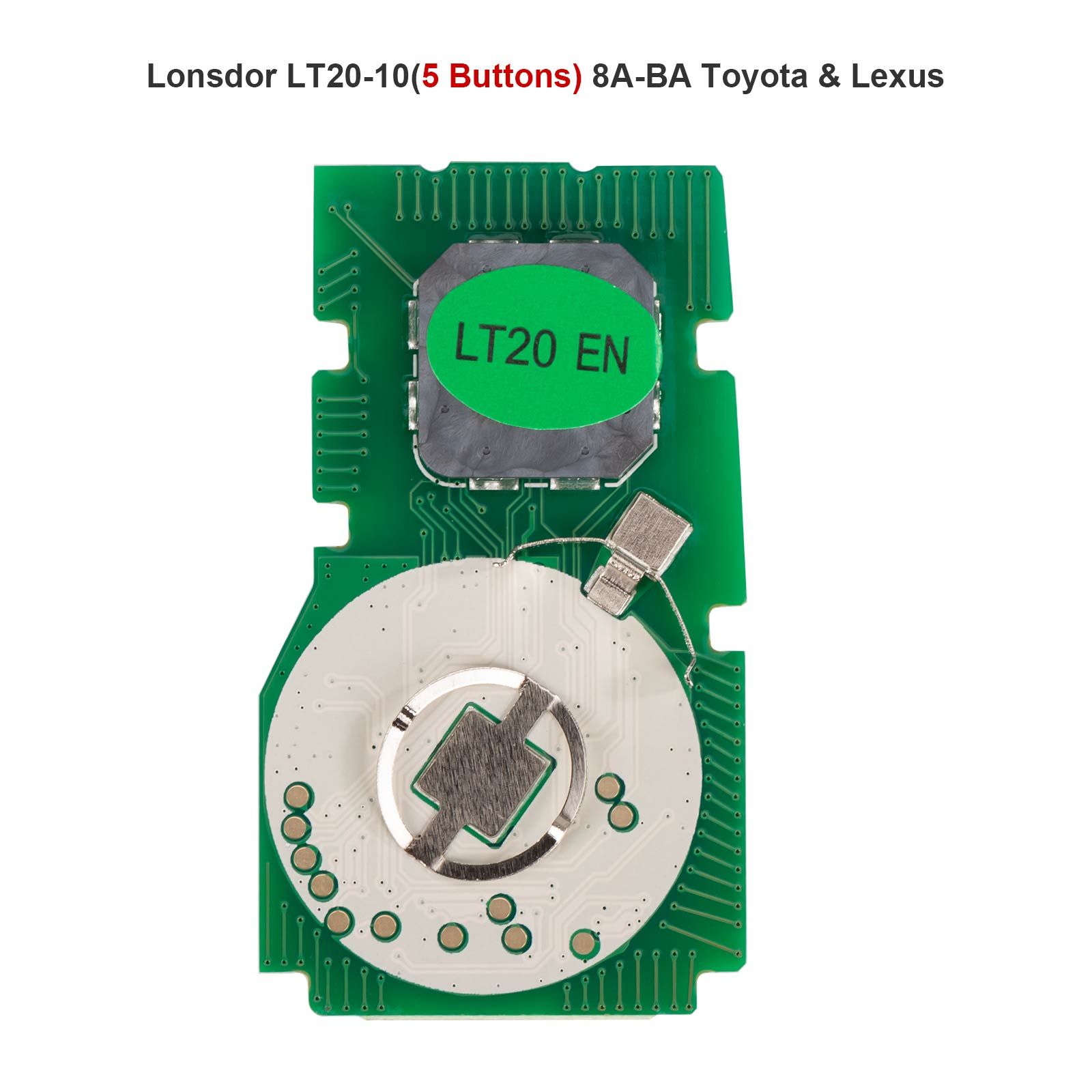 Lonsdor LT20-10 Universal Smart Remote PCB All-in-One Board for Toyota/Lexus 8A-BA 4/5/6 Buttons Switchable Frequency