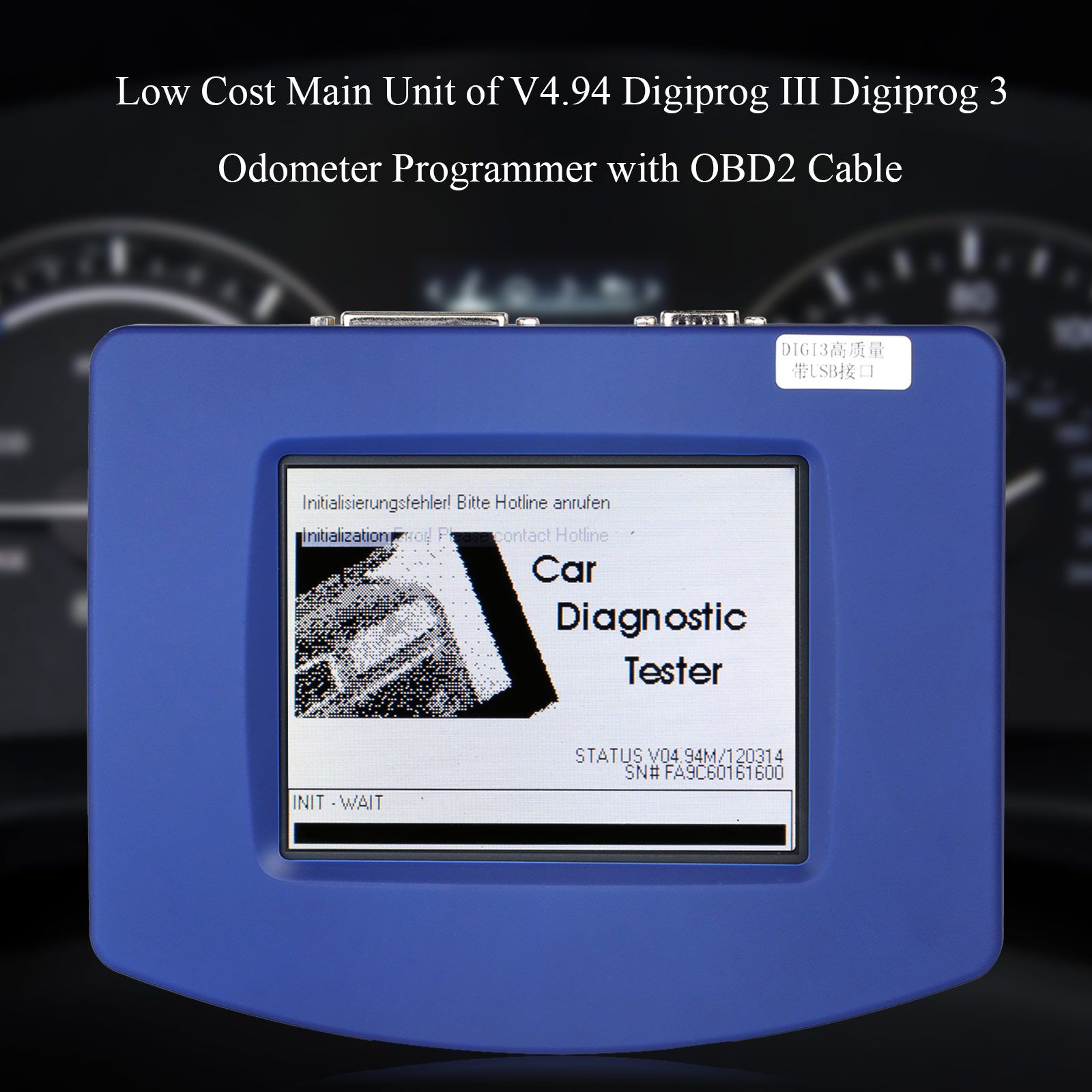 Niedrige Kosten Haupteinheit von V4.94 Digiprog III Digiprog 3 Odometer Programmer mit OBD2 ST01 ST04 Kabel