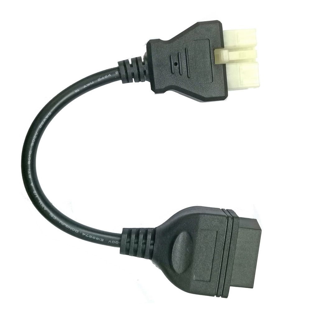 12pin bis 16pin OBD2 Anschlussadapter für Mitsubishi Auto Diagnostic Tool