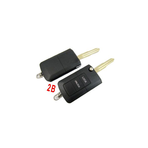 Modifizierte Flip Remote Key Shell 2 Button für Mitsubishi 5pcs /lot