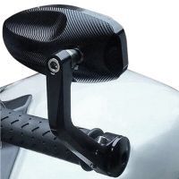 2pcs/lot Motorcycle Reareaview Mirrors CNC Motorcycle Bar End Black Reareaview Side Mirror for Triumph Speed Triple Accessories
