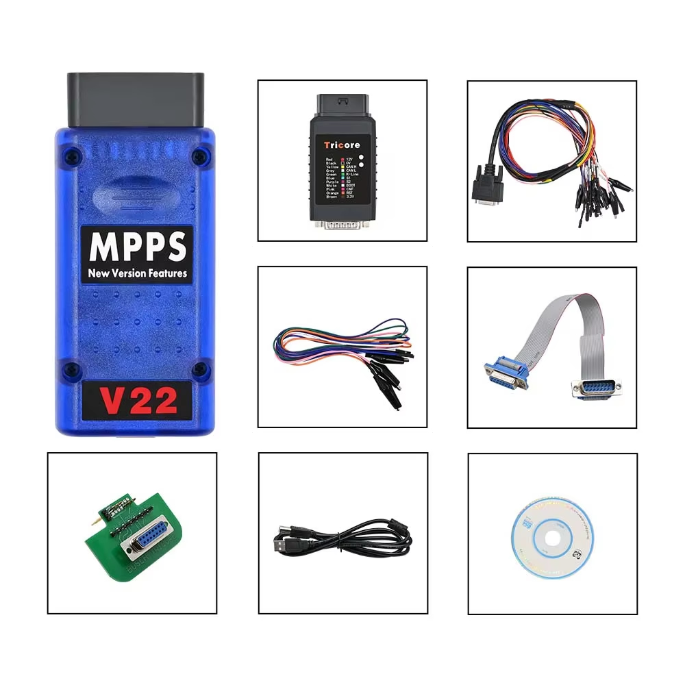 MPPS V22 ECU Master MPPS V22 OBDII ECU Chip Tuning Scanner Besser als MPPS V18 V21 Unterstützung Mehrsprachig