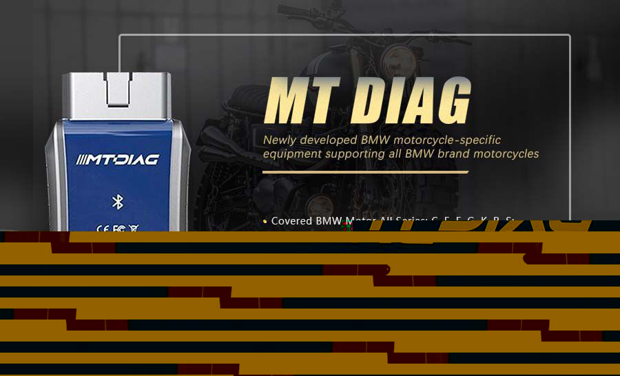 MTDIAG M1 Professional Diagnostic Scan Tool für BMW Motorrad mit umfassenden Funktionen Kundenspezifisches mobiles Diagnosegerät