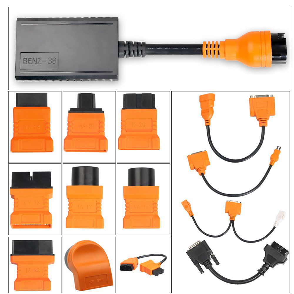 OBD Adapter Kit für Foxwell NT644/NT644 Pro Arbeiten an Altfahrzeugen vor 2000 Jahren