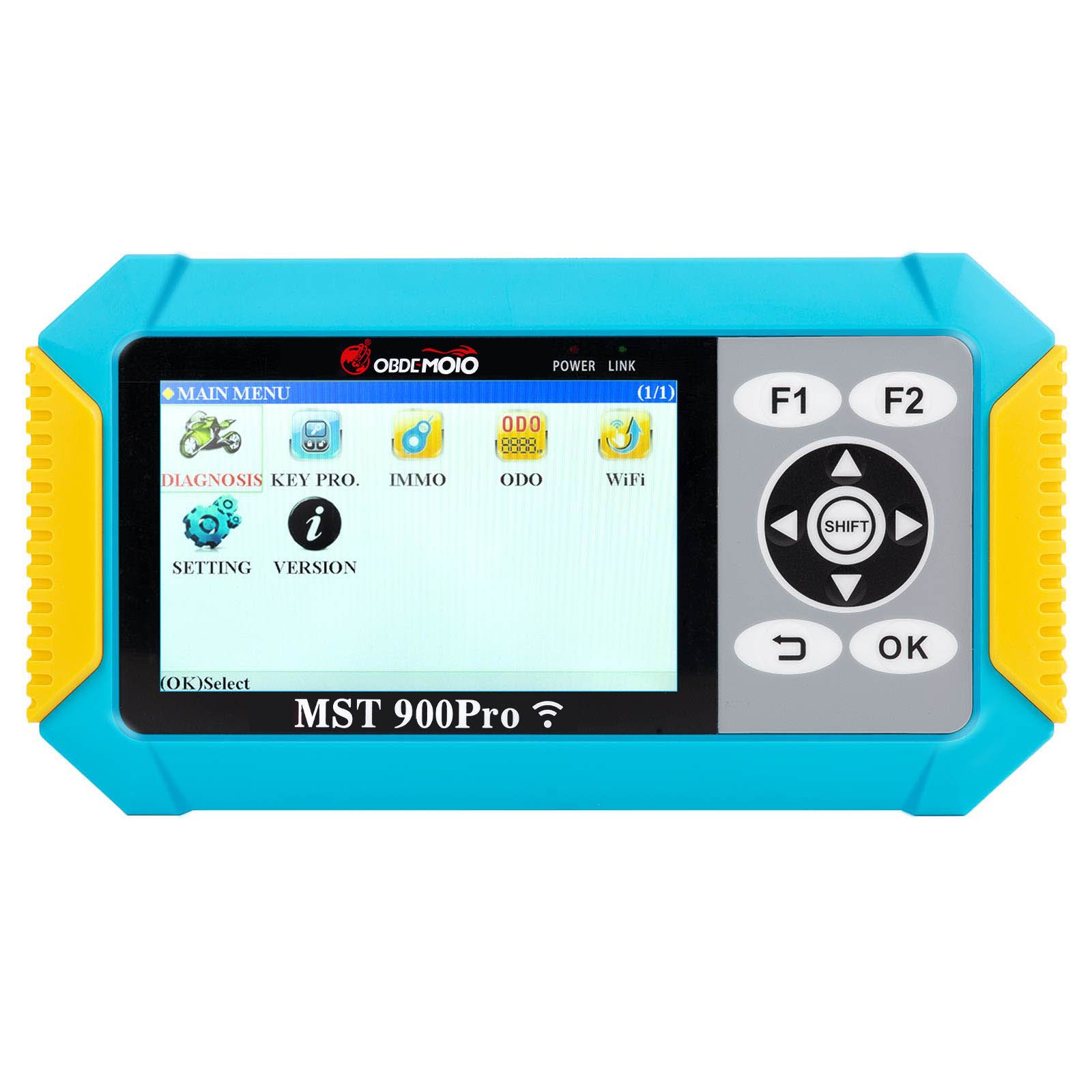 OBDEMOTO 900PRO Motorcycle Scanner Support Diagnosis Key Matching and ODO with BMW Smart Card Key 8A Chip