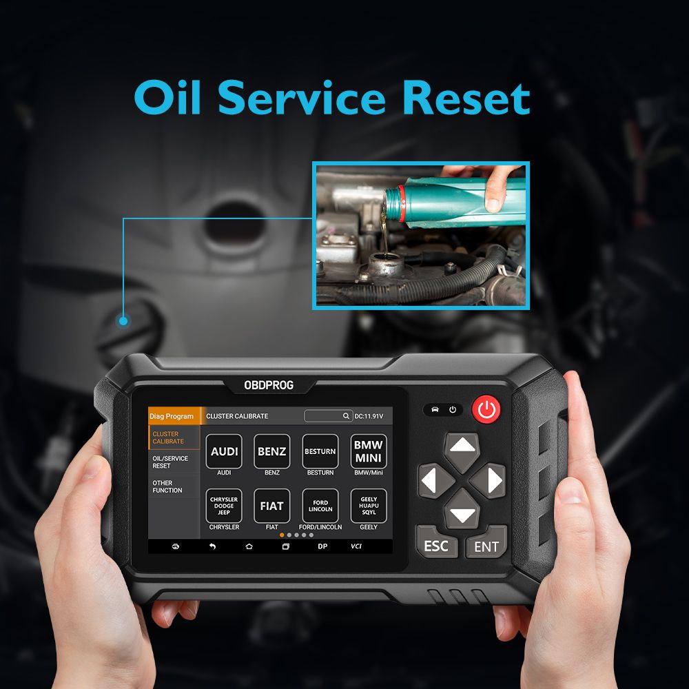 OBDPROG M500 Basisversion Professionelle Kilometerkorrektur Werkzeug Cluster Kalibrierung OBD2 Auto Diagnosewerkzeuge Cluster Öl Reset Einstellung