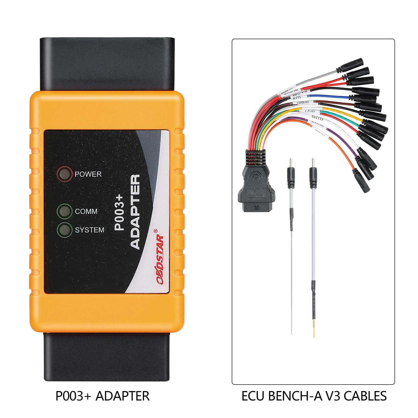 OBDSTAR DC706 ECU Tool Vollversion Plus P003 Adapter und ECU Bench Kabel zum Lesen BOSCH ECU Daten CS PINCODE ECU Clone/Alle durch OBD oder Bank