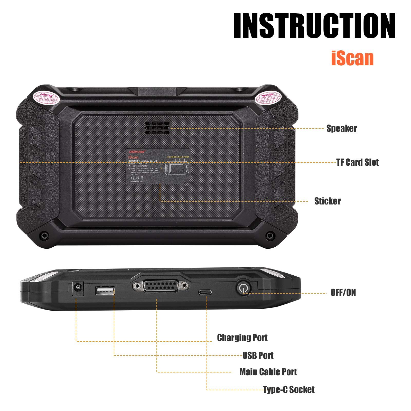 OBDSTAR ISCAN for EVINRUDE Marine Diagnostic Scanner Support 40 EFI 4 Stroke, 50 EFI 4 Stroke, 70 EFI 4 Stroke, G2 series Outboard models
