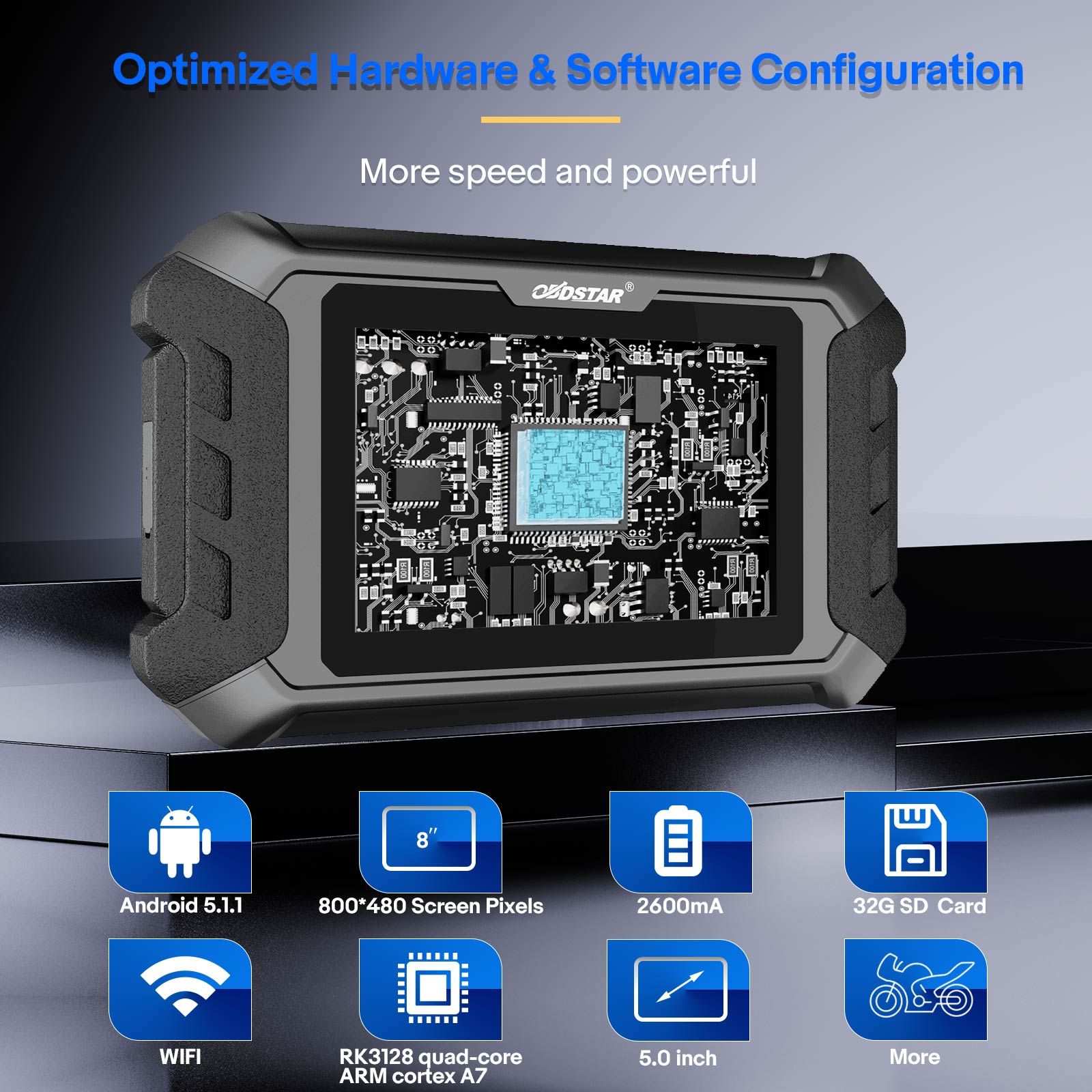 OBDSTAR iScan for DUCATI Motorcycle Diagnostic Tool with M041 Cable Support Diagnose & Key Programming & Odometer Calibration