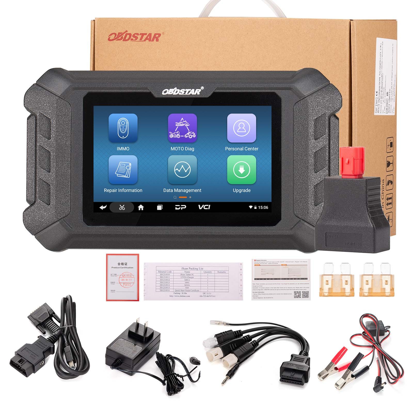 OBDSTAR iScan for YAMAHA Intelligent Motorcycle Diagnostic Tool