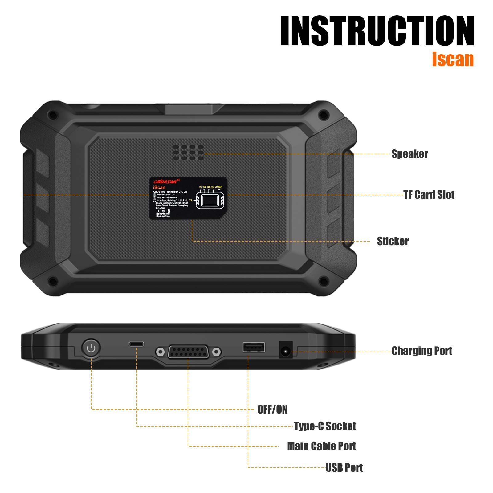 OBDSTAR iScan for SUZUKI Marine Diagnostic Tablet Code Reading Code Clearing Data Flow Action Test for 1998 -2022 SUZUKI Outboard Models