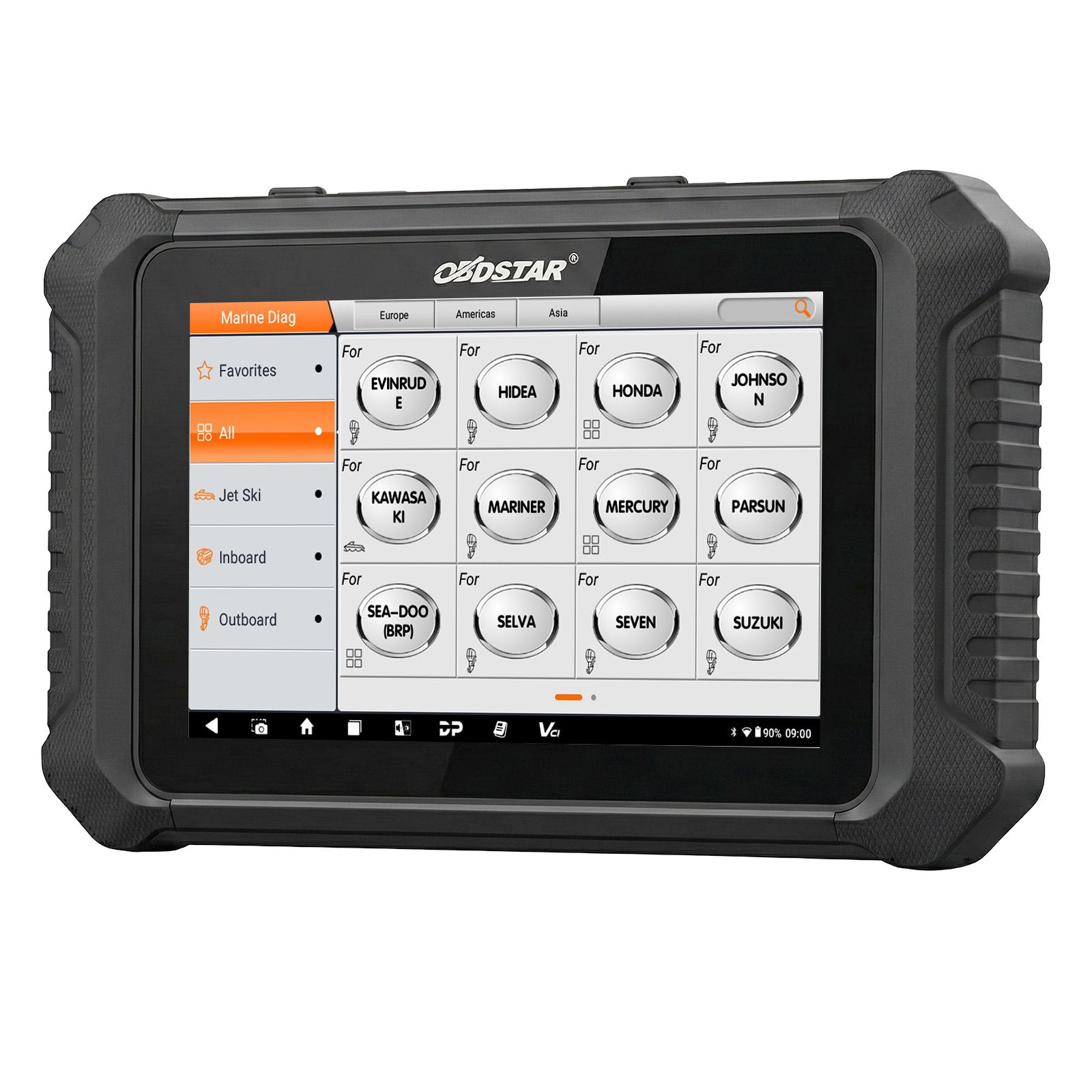 OBDSTAR Marine Master for Jet ski / Outboard/ Inboard/ Generator, Read/Clear Code, Data Flow, Freeze Frames, Action Test