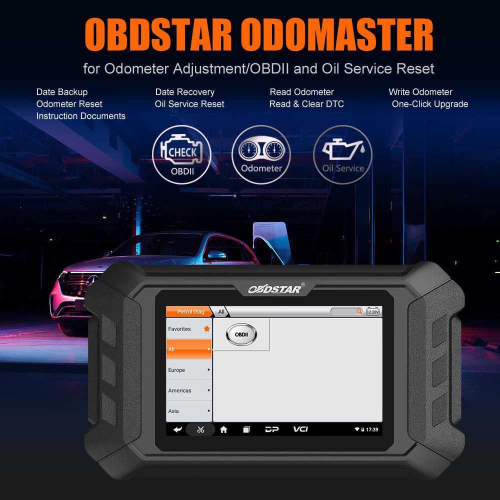 OBDSTAR ODO Master für Entfernungsmesser Einstellung/Öl Reset/OBDII Funktionen