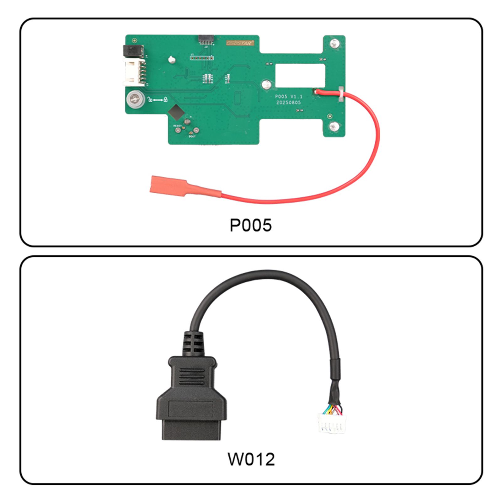 2025 OBDSTAR P005 Adapter Kit Used for BMW BDC02 IMMO Function Work with X300 Classic G3 Key Programmer