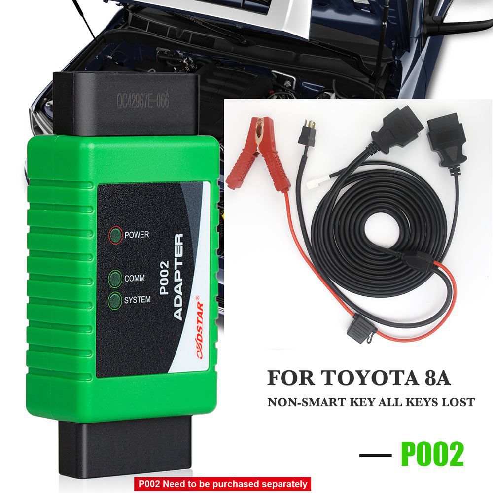 OBDSTAR Toyota-1 und Toyota-2.8A Alle Schlüssel Lost Adapter für X300 DP Plus und Pro4