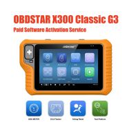 OBDSTAR X300 Classic G3 Cluster Kalibrierung + Airbag Reset + ECU Flasher + Testplattform Bezahlter Software Aktivierungsservice