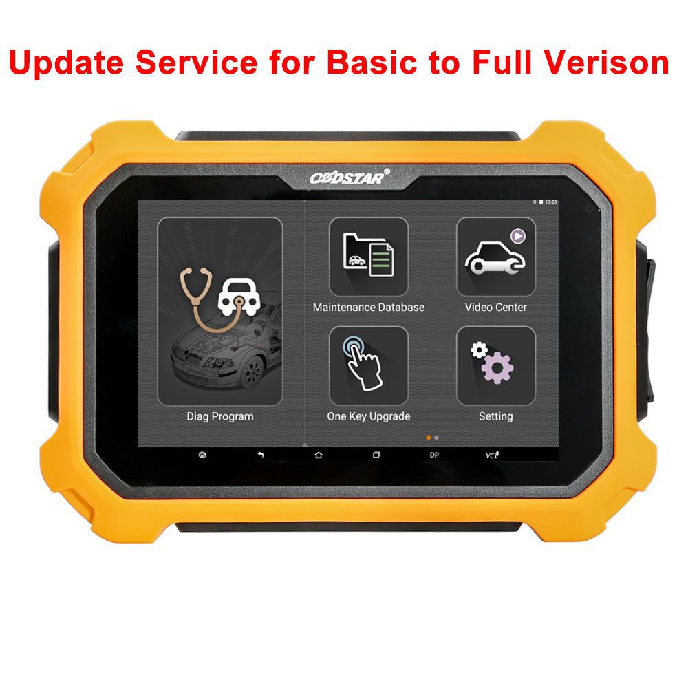 Update Service für OBDSTAR X300 DP Plus Package Basic Version zu C Package Vollversion mit Extra Adaptern