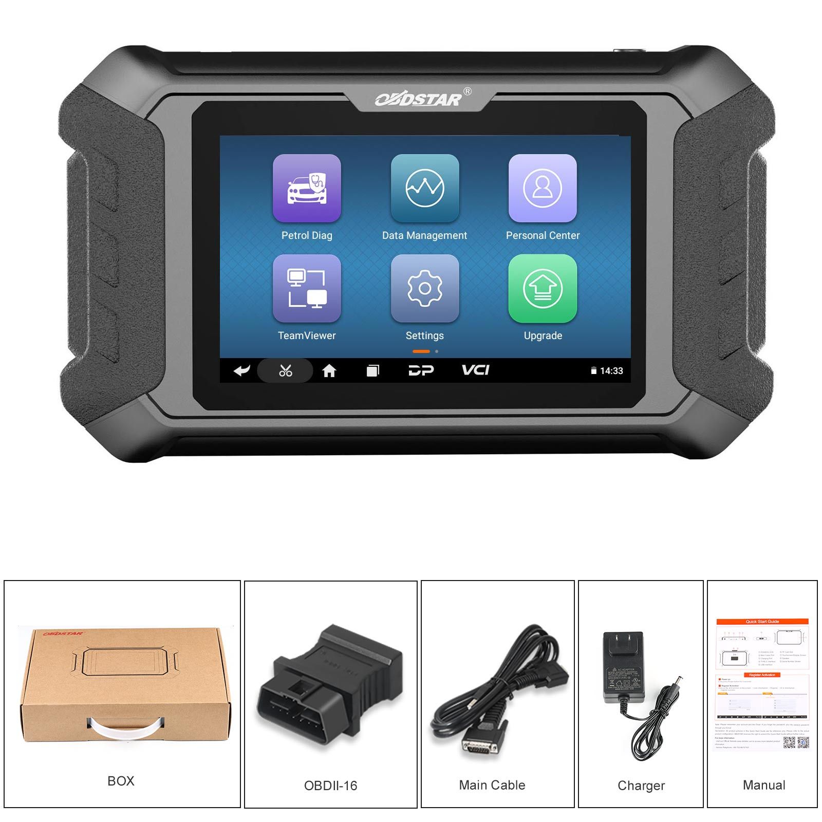 OBDSTAR X300 MINI For JLR Support IMMO, Cluster Recalibration, Oil/ Service Reset, OBD Diagnosis