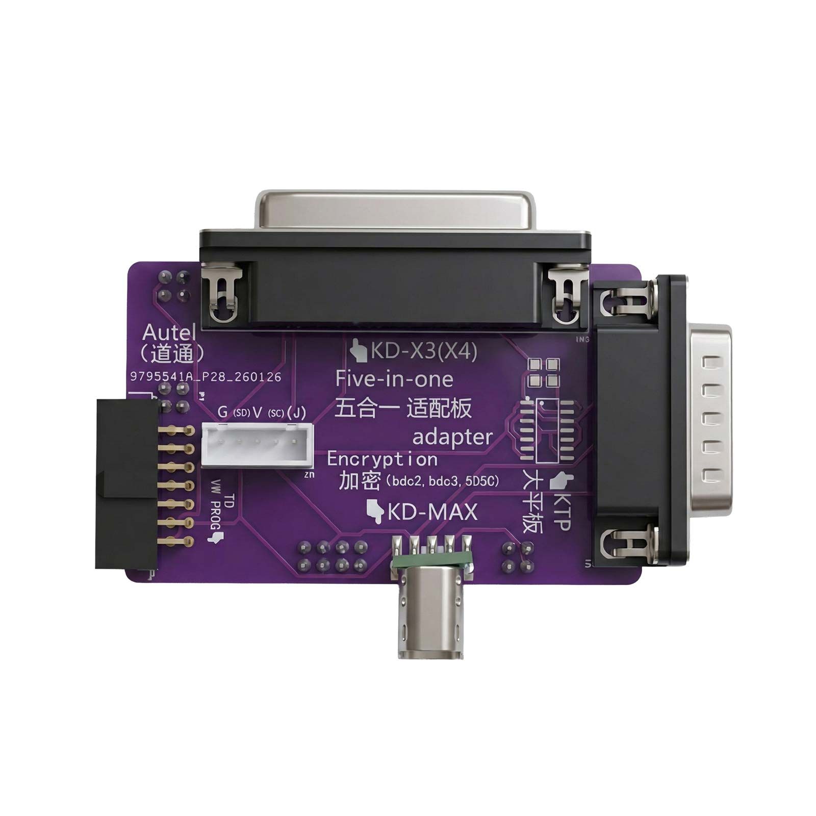 2026 OEM BDC3 8-in-1 Adapter-Kit für VAG 5C 5D BMW Verschlüsselte Schlüsselprogrammierung & Matching Arbeit mit Keydiy KD-X4 / KD-MAX / VVDI Key Tool Plus / VVDI2