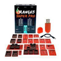 Orange5 Super Pro V1.35 Programmierwerkzeug mit vollem Adapter USB Dongle für Airbag Dash Module voll aktiviert