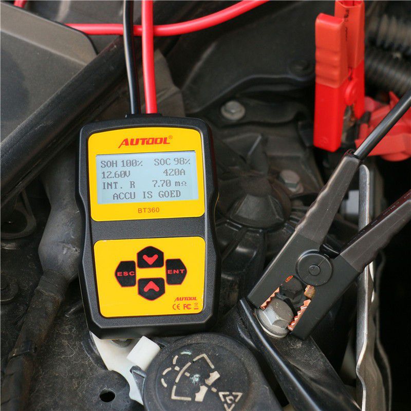 Original AUTOOL BT360 Battery Tester mit tragbarem Design