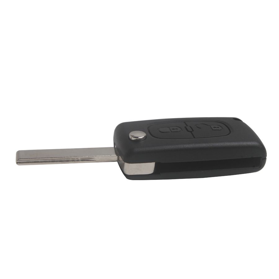 Flip Remote Key 2 Button Mit ID46 Chip für Peugeot 307