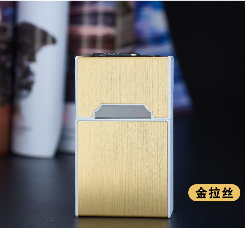 MetallCigarette Case -Portable USB Electronic Cigarette Case Box