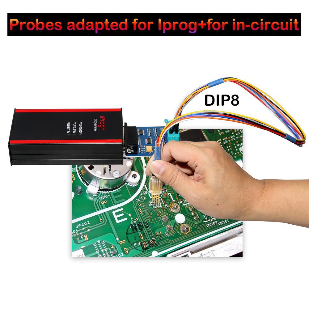 Sonden Adapter für in-Schaltung ECU Arbeiten mit Iprog+ Programmierer und Xprog