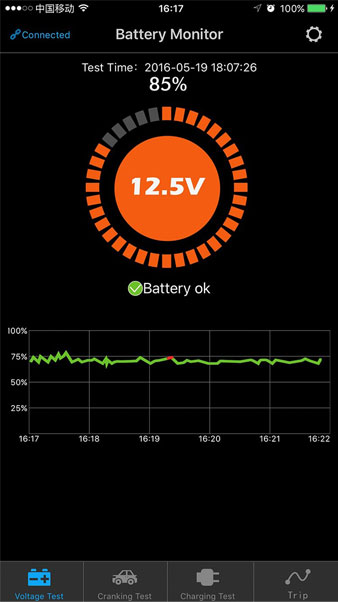 Bluetooth BM2 12V Batterie Monitor Auto Batterie Analyzer Test Batterie  Diagnosewerkzeug für Android iOS