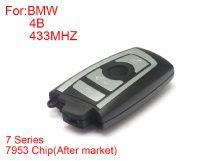 Remote Key 4 Tasten 433mhz 7953 Chips Silver Side für BMW CAS4 F Platform 7 Series