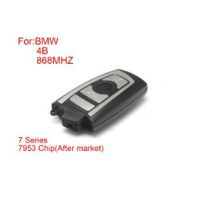 Remote Key 4 Buttons 868mhz 7953 Chips Silver Side für BMW CAS4 F Platform 7 Series