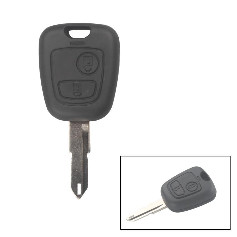 Remote Key Shell 2 Button (206) für Citroen 10pcs /lot
