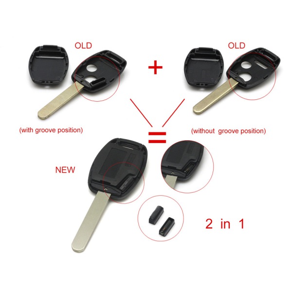 Remote Key Shell 3 +1 Button für Honda Displays